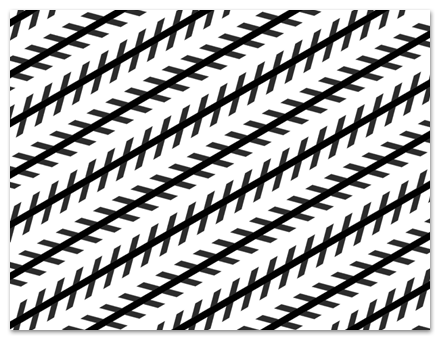 Parallele Linien 2 (optische Illusion)