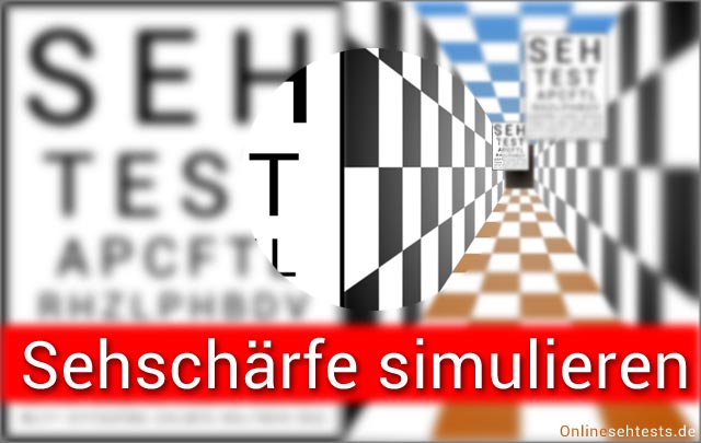 Dioptrien (Sehschärfe) Simulator
